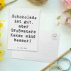 Mr. & Mrs. Panda Postkarte Spruch Großvaters Kekse - Weiß - Produktbild-Vorschau 3