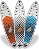 Deska SUP FUXTEC czarno-biala, 320x81x15 cm, 3 pletwy, Podgląd zdjęcia produktu 1
