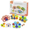 Viga Houten Match Kleurenspel Peacock Tail Montessori + Productafbeelding-voorbeeld 2