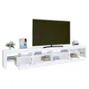 Mobile TV con luci LED bianco 260x36,5x40 cm Anteprima dell’immagine prodotto 3