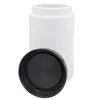 A white plastic jar with a black screw-on lid is shown against a white background. Anteprima dell’immagine prodotto