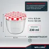 WELLGRO 24 x 230 ml Einmachgläser mit Schraubdeckel TO 82 – Produktbild-Vorschau 2