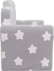 vidaXL Detská 2-miestna pohovka Light Grey s hviezdami Soft Náhľad obrázku produktu 4