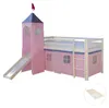 Lits superposé 90x200 cm avec Tour Toboggan Sommier à Voir les images du produit 1