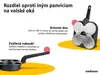 Endusor panvica na volské oká pre všetky typy sporákov, panvica na vyprážanie vajec Náhľad obrázku produktu