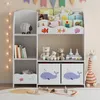 Detský regál "Lysekil" s 2 úložnými boxmi 100 x 93 x 30 cm Náhľad obrázku produktu 2
