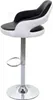 A studio shot of a black and white bar stool. Anteprima dell’immagine prodotto
