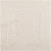 vidaXL Tapis ZIZUR Crème 120x120 cm Aspect jute Intérieur Voir les images du produit 2