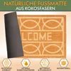 BRUBAKER Welkomstmat - 45x75 cm - Kokosmat voor het Productafbeelding-voorbeeld 2