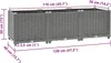 vidaXL Podwyższone łóżko 120x40x38 cm Polipropylen Podgląd zdjęcia produktu 10