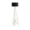 Design vloerlamp Camporale roodkoper met zwarte lampenkap Productafbeelding-voorbeeld 1