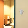 DURABLE PICTO WC-Symbol Damen 90x120 mm, 495023 silber Produktbild-Vorschau 3