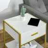 HOMCOM Moderner Nachttisch, Nachttisch mit Schubladenregal, Produktbild-Vorschau 8