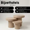 Mica Decorations Lux Bijzettafel - Set van 3 - Salontafels Productafbeelding-voorbeeld 2