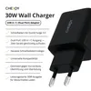 CHEROY 30W Wall Charger - USB A + C Dual Port PD Adapter – Produktbild-Vorschau 5
