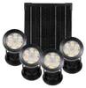 ENOVALITE LED Solar-Gartenstrahler 200 lm warmweiß schwarz Produktbild-Vorschau 1