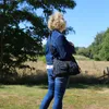Damenhandtasche Schultertasche Tasche Umhängetasche Canvas Produktbild-Vorschau 3