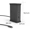 Hama USB-C-Docking-Station Connect2Office Black, 9 Ports, Produktbild-Vorschau 5