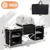 Jayseuw kempingová kuchyňa 174x104x40cm, kempingová skrinka Náhľad obrázku produktu 2