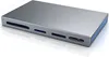 A silver-colored card reader with multiple slots and a USB 3.0 port is shown on a white background. Náhled obrázku produktu