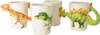 Triceratops Dinosaurier Kaffeebecher mit 3D-Effekt Produktbild-Vorschau 3