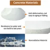 Collage of images and text describing the features of concrete materials. Anteprima dell’immagine prodotto