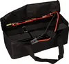 A black bag containing batteries and wires, with a white background. Produktbild-Vorschau