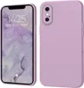 A product shot of a phone case for an iPhone X, shown from the front and back. Produktbild-Vorschau
