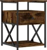 vidaXL Noční stolek Smoked Oak 40x42x55 cm výrobek ze dřeva Náhled obrázku produktu 2