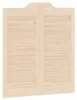 vidaXL Portes battantes Nature 90 x 40 cm Bois de pin Voir les images du produit 7