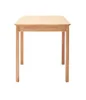 A simple wooden table on a white background. Produktbild-Vorschau