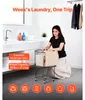 SucceBuy : chariot à linge rond équipé de roues pivotantes Voir les images du produit 2