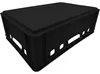3x BURI Fleischkiste E2 Schwarz 60x40x20cm Lagerkiste, Produktbild-Vorschau 3