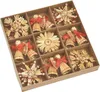 A box of straw Christmas ornaments. Náhľad obrázku produktu