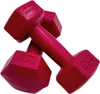 Two pink dumbbells are shown against a white background. Náhľad obrázku produktu