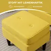 Křeslo HOMCOM s podnožkou, v provedení imitace lnu, s Náhled obrázku produktu 7