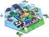 Houten puzzel met 130 stukjes - Minecraft Creeper Productafbeelding-voorbeeld 6