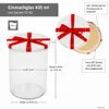 50er Set Marmeladenglas 435ml Einmachglas TO82 Schleifen Produktbild-Vorschau 3