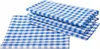 Landhaus Tischwäsche 5 mm Karo Baumwolle blau-weiß kariert Produktbild-Vorschau 2