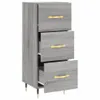 vidaXL Sideboard Grau Sonoma 34,5x34x90 cm Holzwerkstoff Produktbild-Vorschau 5