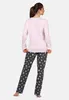 Bellivalini Damen Schlafanzug lang Pyjama Produktbild-Vorschau 2