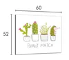 Illustration of potted plants and a hedgehog-like figure with the text "Perfect Match" below. Voir les images du produit