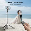 Qirita Selfie-Stick-Stativ, 130 cm ausziehbarer Produktbild-Vorschau 4