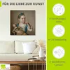 ARTland Leinwandbild Mädchen mit Puppe. Größe: 100x100 cm Produktbild-Vorschau 2