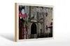 Holzschild Reise 30x20cm Le Mont-Saint-Michel Frankreich Produktbild-Vorschau 1