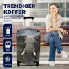 MuchoWow® Koffer Handgepäck Trolley Rollkoffer Kleine Produktbild-Vorschau 2