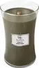 A large hourglass-shaped candle with a wooden wick. Náhled obrázku produktu