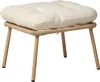 BELIANI Gartensessel Natürlich PE Rattan mit Hocker Produktbild-Vorschau 9