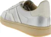 A side view of a silver sneaker. Produktbild-Vorschau