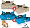 A collage of dog beds and a dog. Podgląd zdjęcia produktu